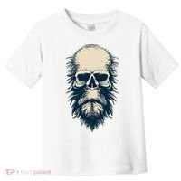Sasquatch Skull Minimalist Bigfoot Horror Skull Toddler T-Shirt thumb 0