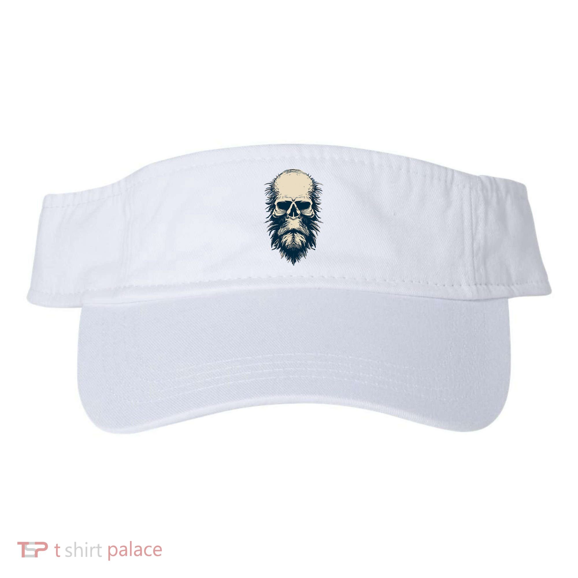 Sasquatch Skull Minimalist Bigfoot Horror Skull Visor
