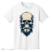Sasquatch Skull Minimalist Bigfoot Horror Skull Kids T-Shirt thumb 0