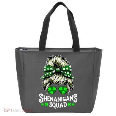 Shenanigans Squad Messy Bun St Patricks Day Bag