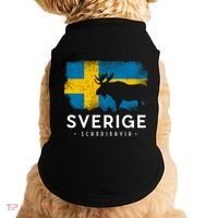 Sverige Scandinavia Midsommar Swedish Flag Sweden Doggie Tank thumb 0