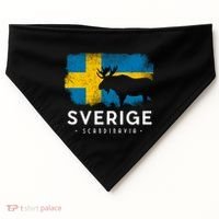 Sverige Scandinavia Midsommar Swedish Flag Sweden USA-Made Doggie Bandana thumb 0