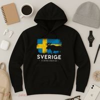 Sverige Scandinavia Midsommar Swedish Flag Sweden Hoodie thumb 3