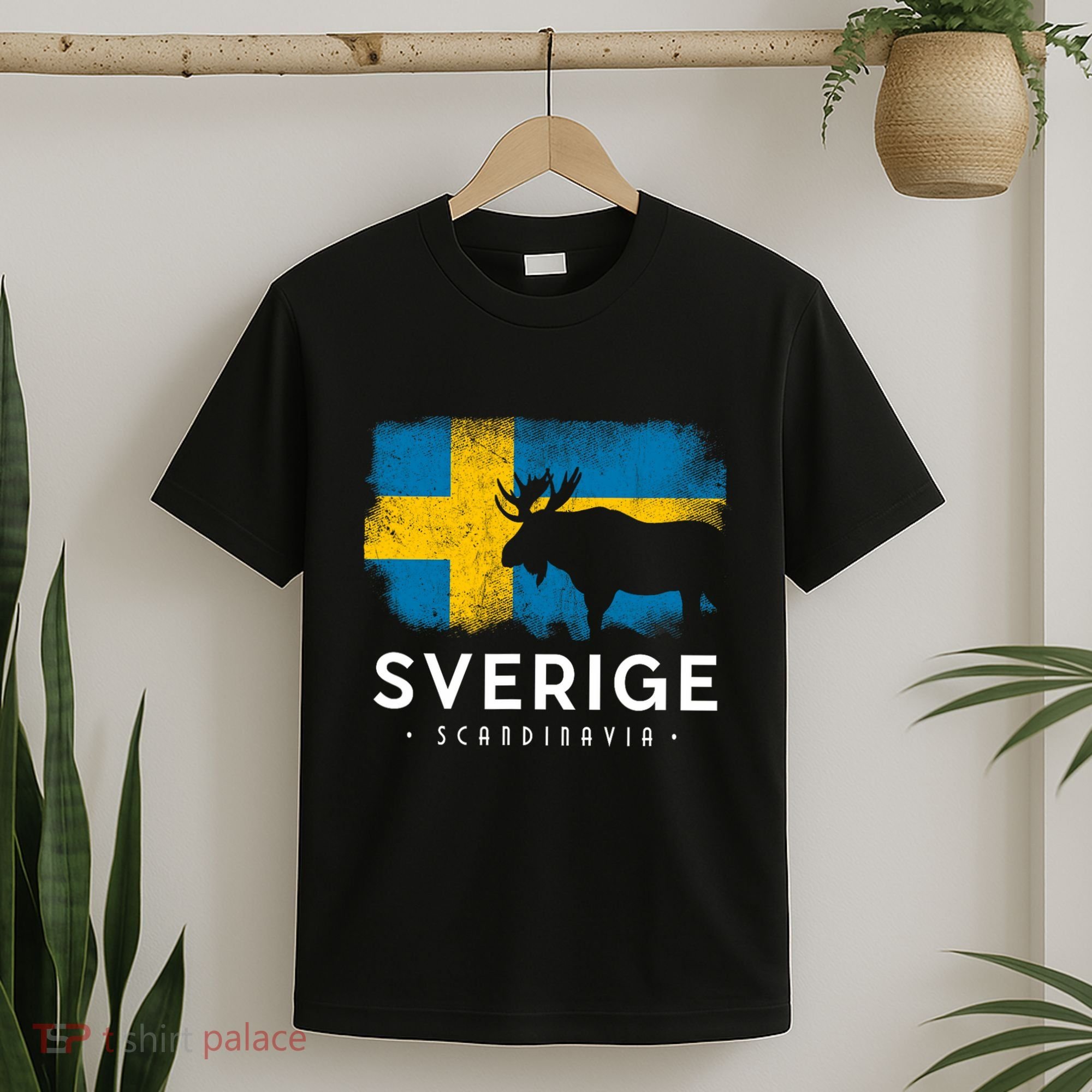 Sverige Scandinavia Midsommar Swedish Flag Sweden T-Shirt