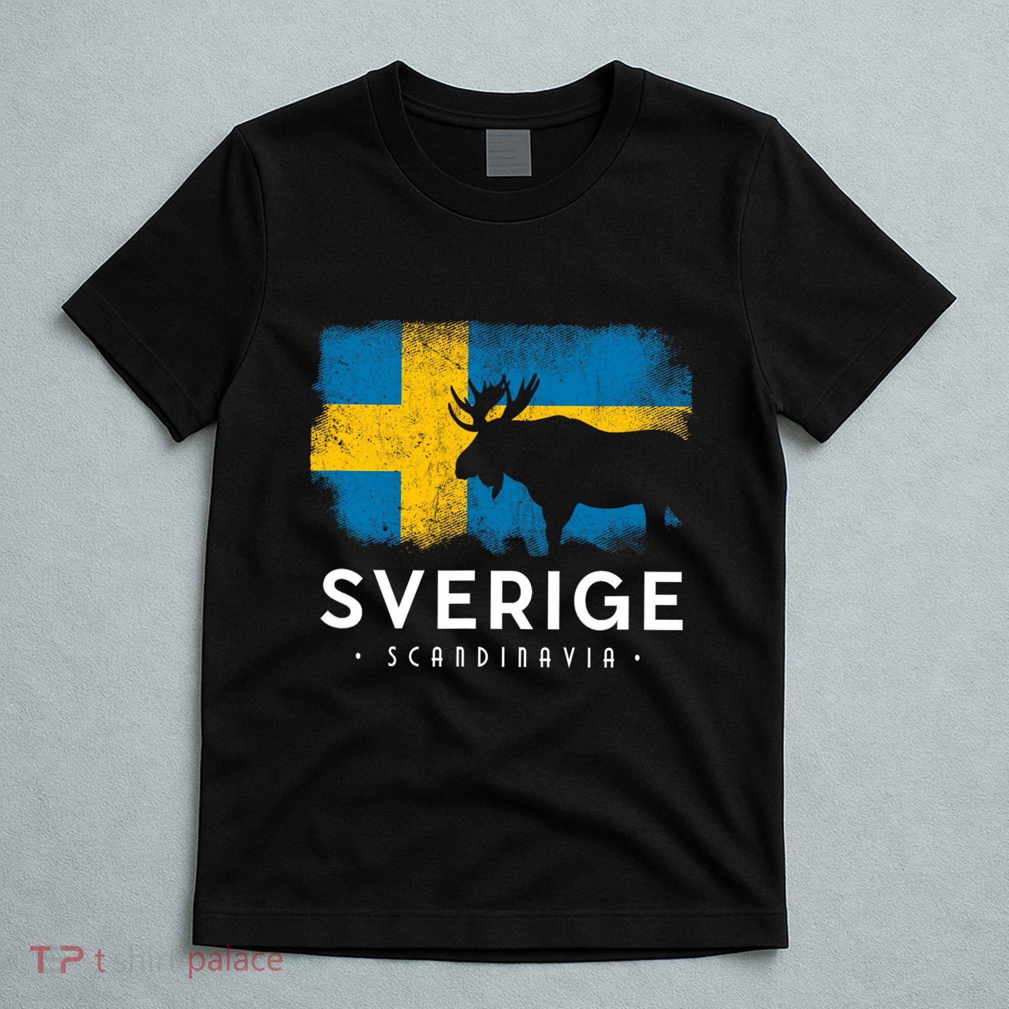 Sverige Scandinavia Midsommar Swedish Flag Sweden T-Shirt