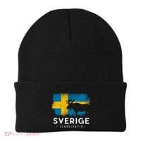 Sverige Scandinavia Midsommar Swedish Flag Sweden Beanie thumb 0