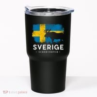 Sverige Scandinavia Midsommar Swedish Flag Sweden Tumbler thumb 0