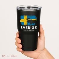 Sverige Scandinavia Midsommar Swedish Flag Sweden Tumbler thumb 2