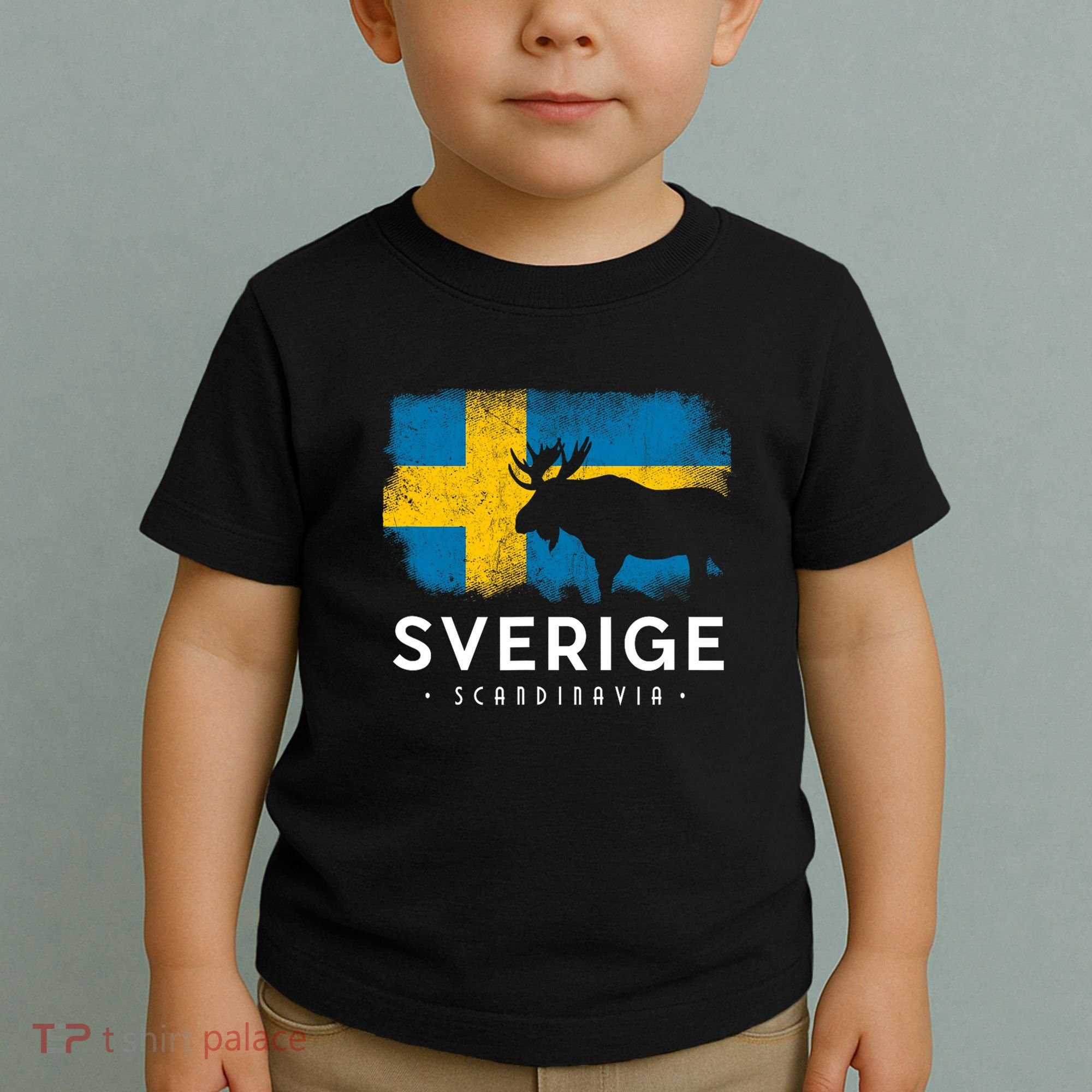 Sverige Scandinavia Midsommar Swedish Flag Sweden Toddler T-Shirt