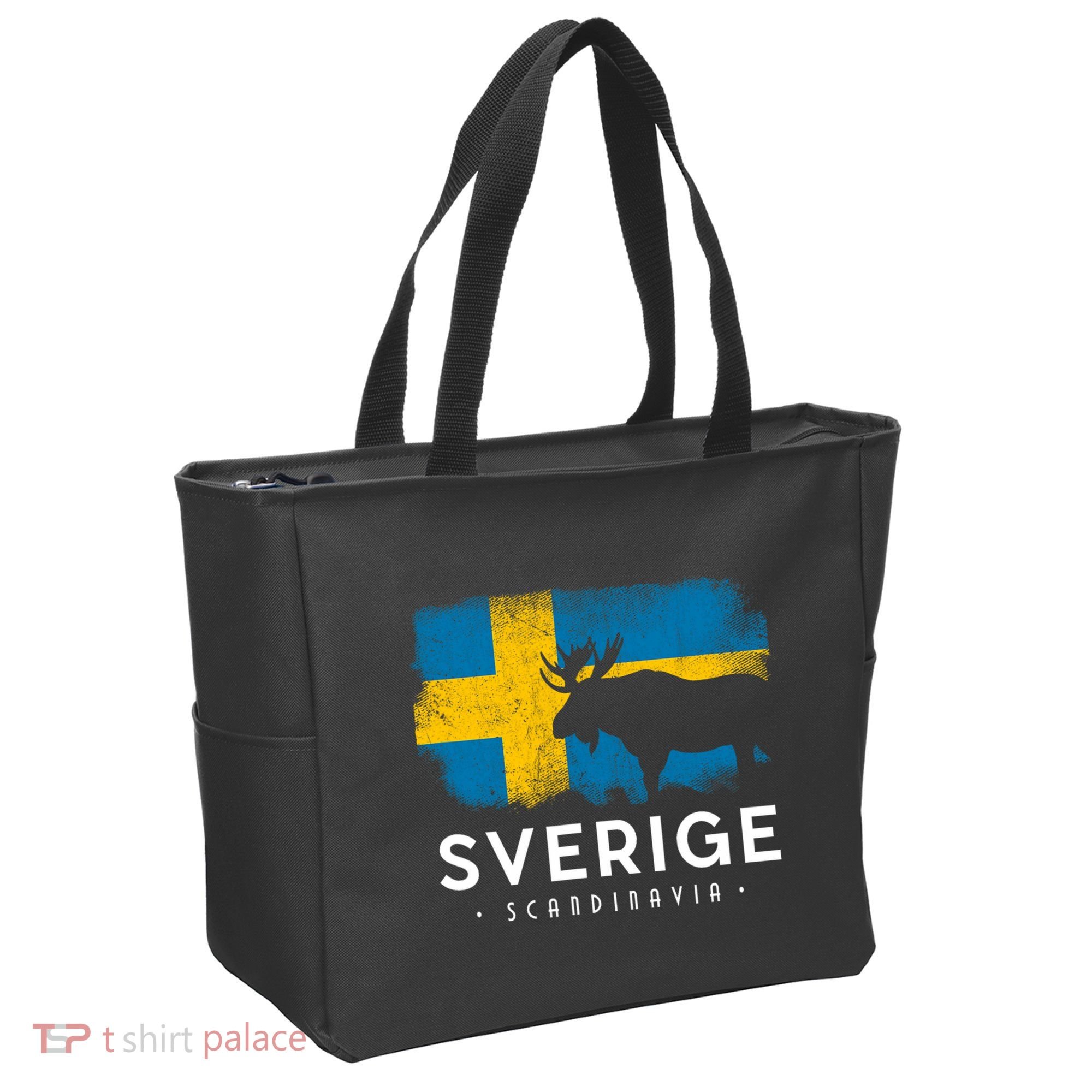Sverige Scandinavia Midsommar Swedish Flag Sweden Tote Bag