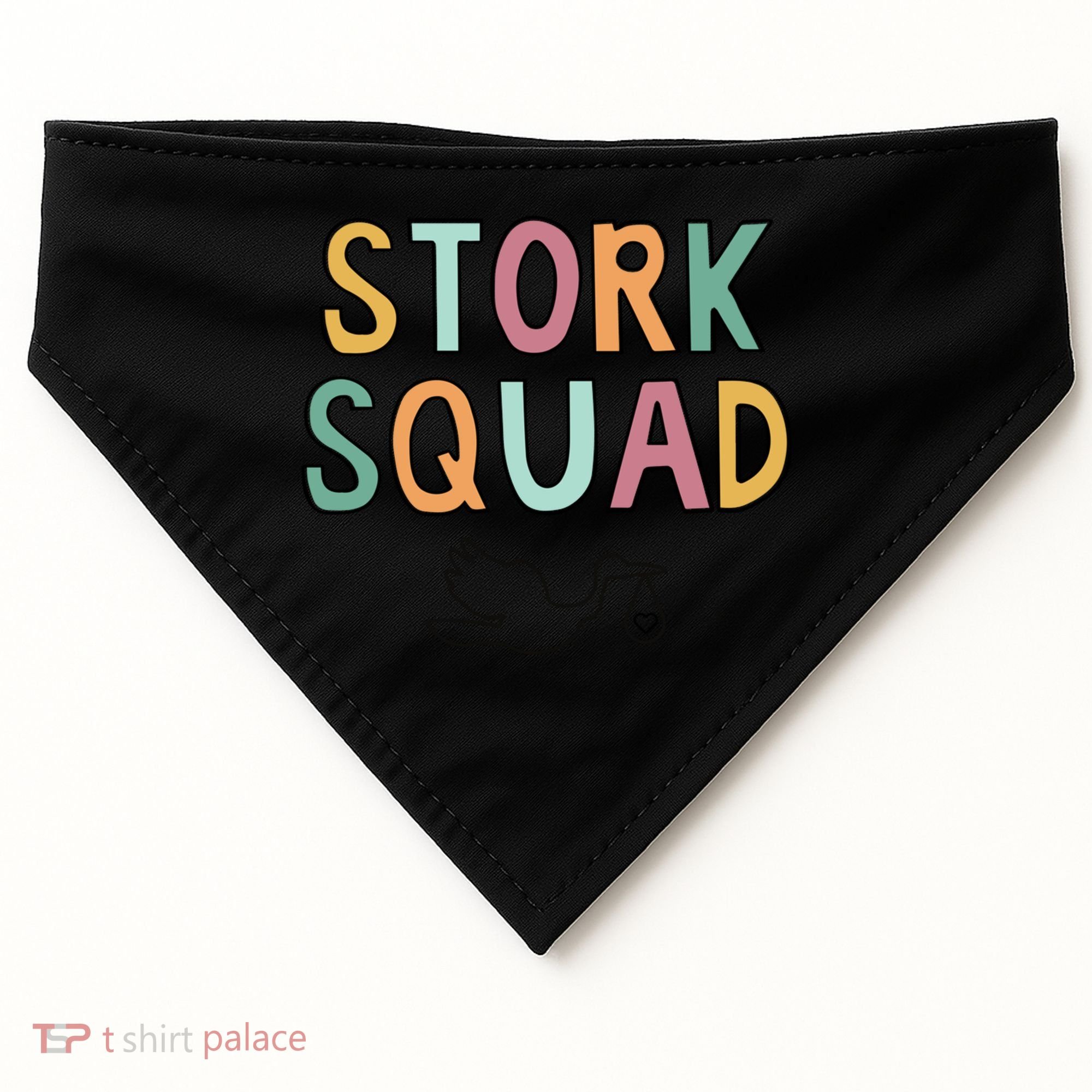 Stork Squad Matching Labor And Delivery Gift USA-Made Doggie Bandana