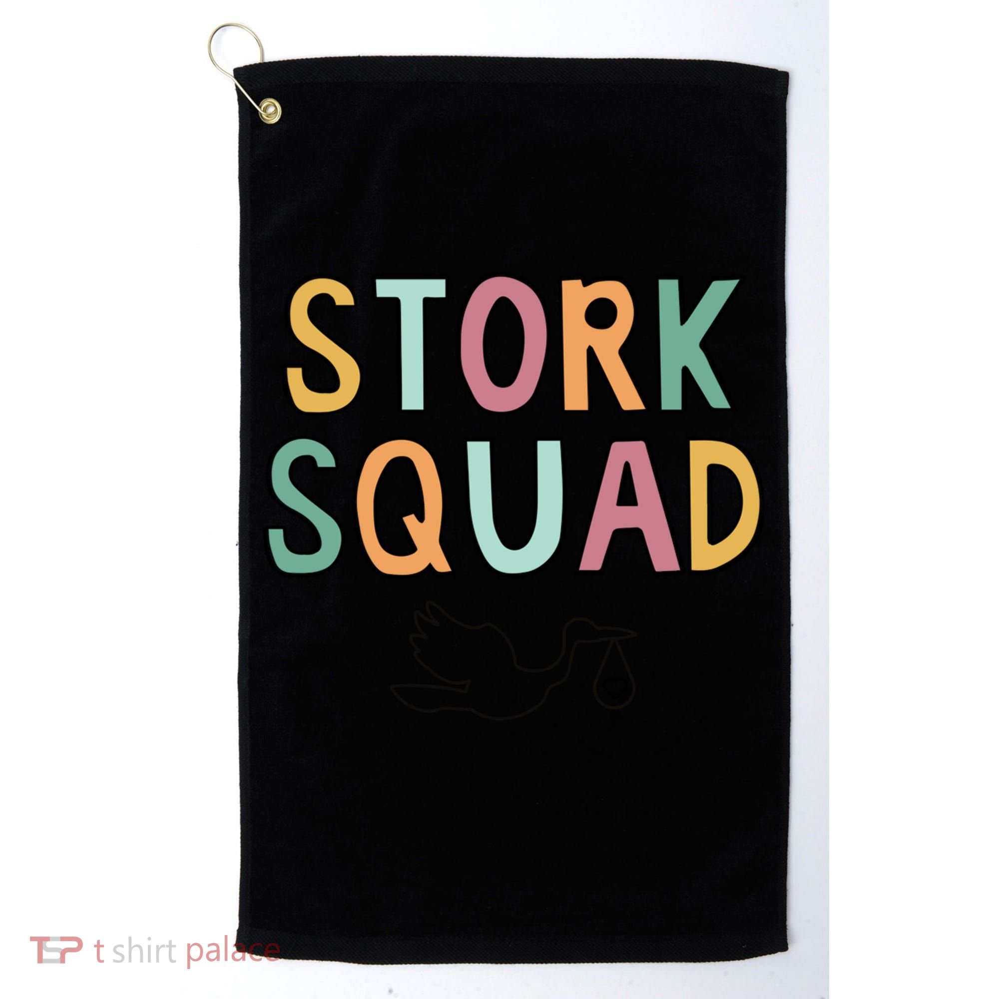 Stork Squad Matching Labor And Delivery Gift Golf Towel