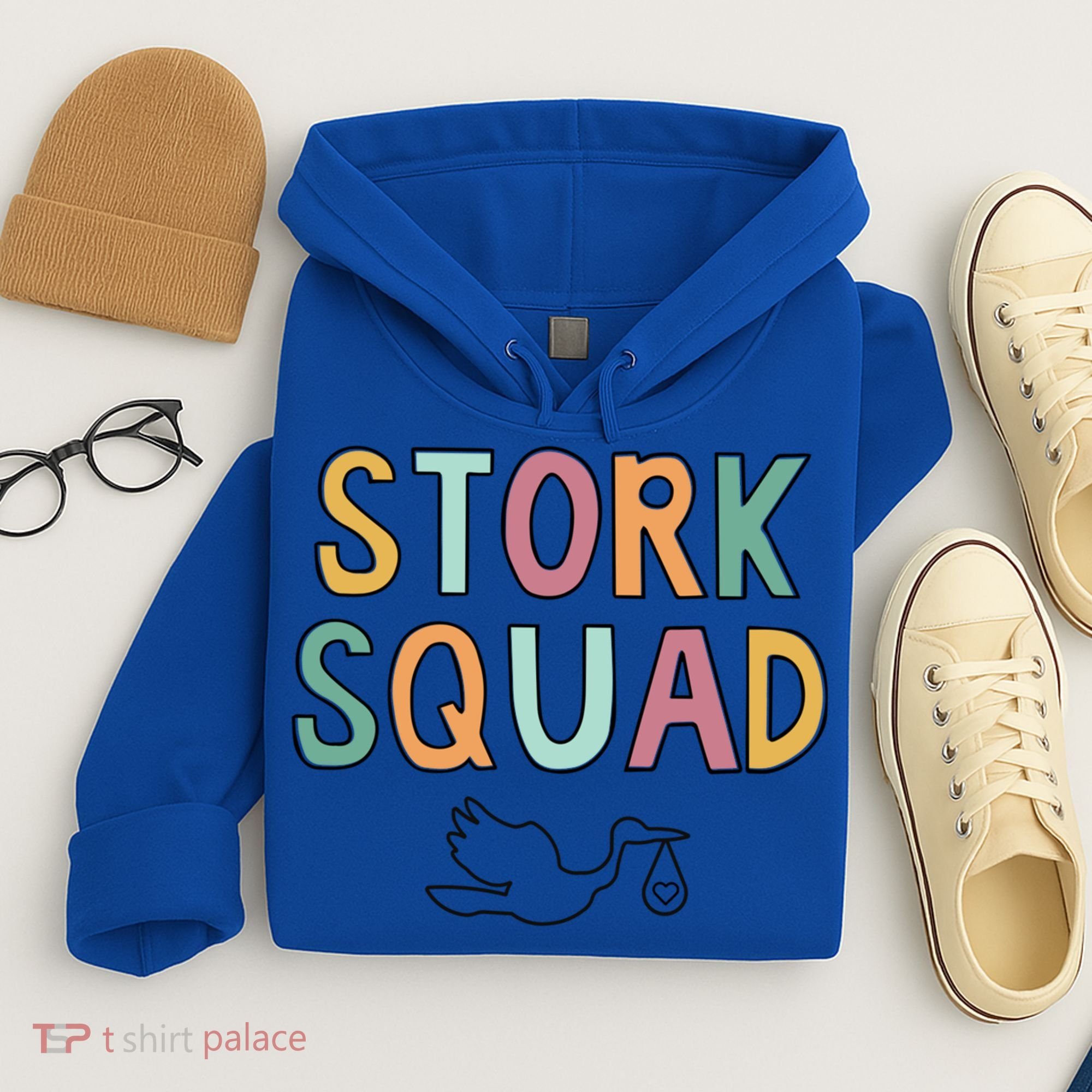Stork Squad Matching Labor And Delivery Gift Hoodie