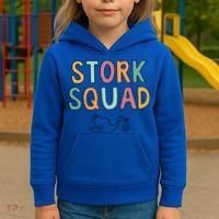Stork Squad Matching Labor And Delivery Gift Kids Hoodie thumb 3