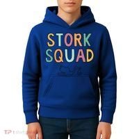 Stork Squad Matching Labor And Delivery Gift Kids Hoodie thumb 4