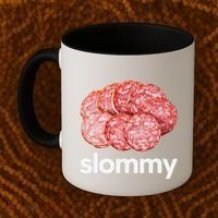 Slommy Salami Meme Oddly Specific Funny Memes Internet Memes Coffee Mug thumb 2