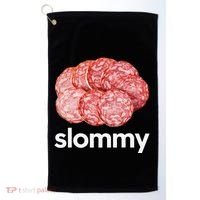 Slommy Salami Meme Oddly Specific Funny Memes Internet Memes Golf Towel thumb 0