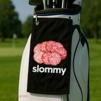 Slommy Salami Meme Oddly Specific Funny Memes Internet Memes Golf Towel thumb 2