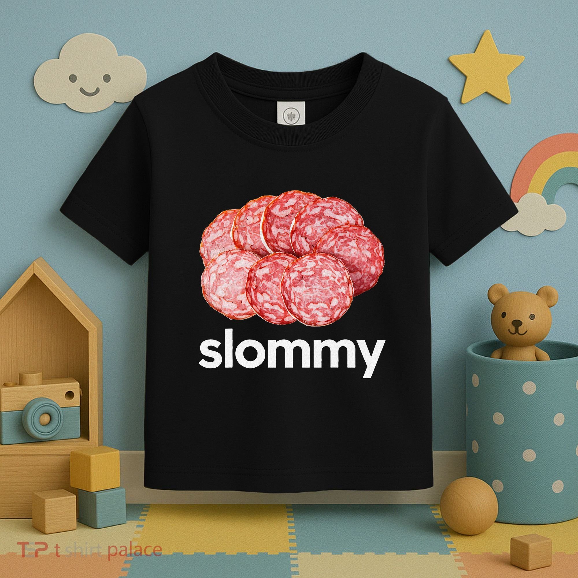 Slommy Salami Meme Oddly Specific Funny Memes Internet Memes Toddler T-Shirt