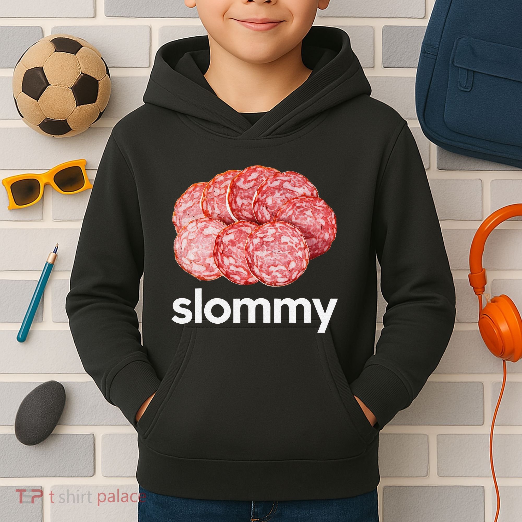 Slommy Salami Meme Oddly Specific Funny Memes Internet Memes Kids Hoodie