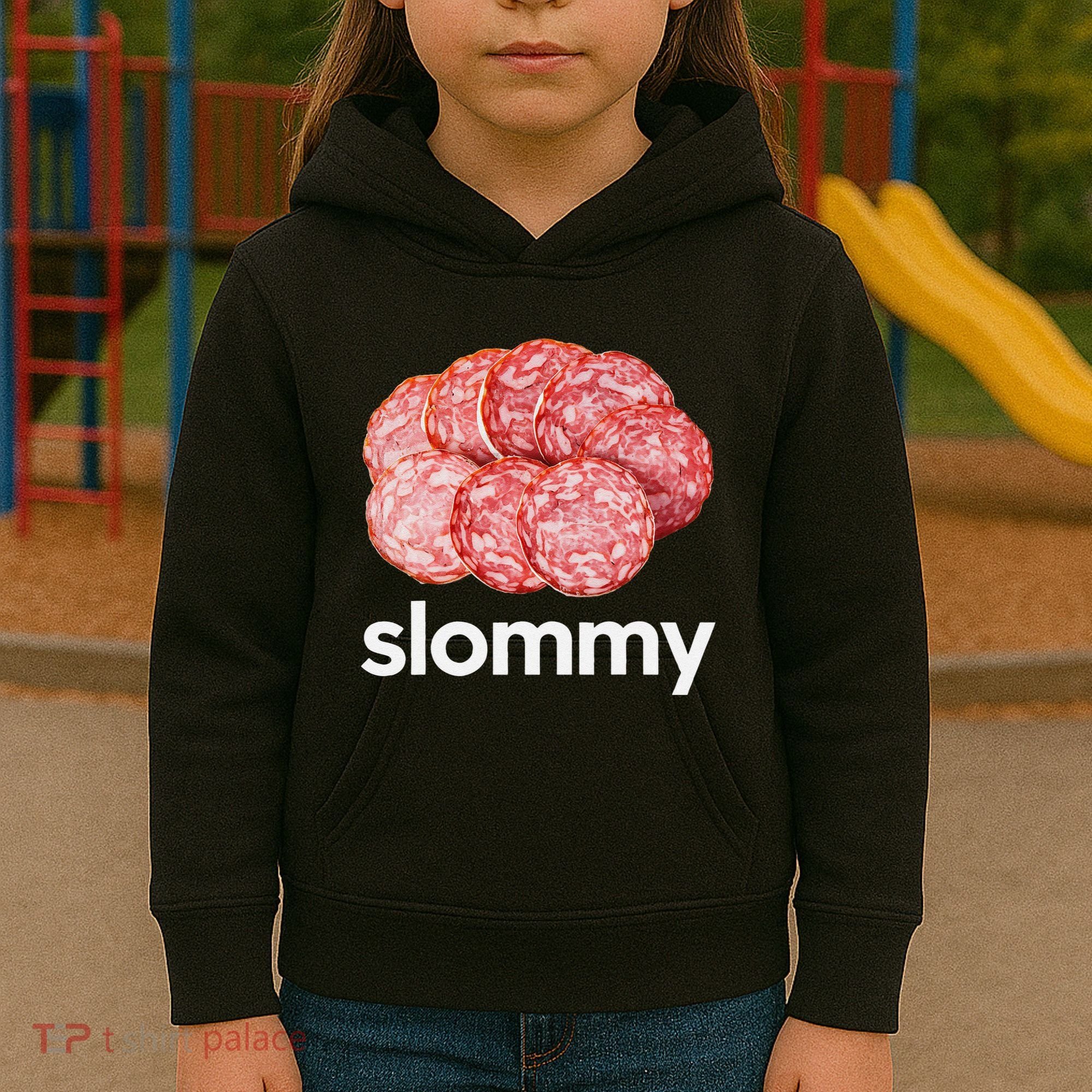 Slommy Salami Meme Oddly Specific Funny Memes Internet Memes Kids Hoodie