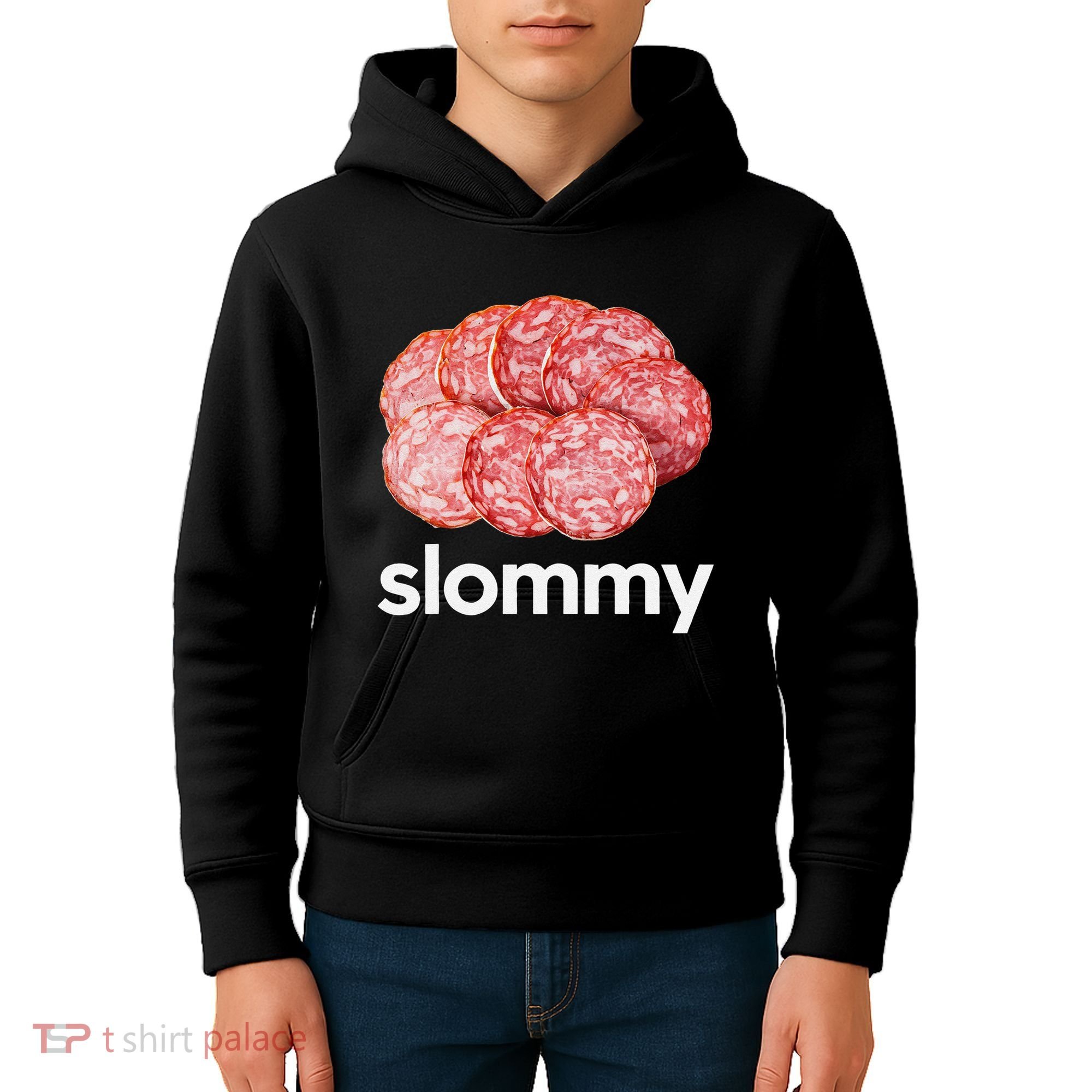 Slommy Salami Meme Oddly Specific Funny Memes Internet Memes Kids Hoodie