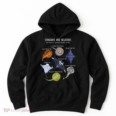 Stingray Species Manta Ray River Stingray And More Hoodie