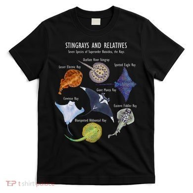 Stingray Species Manta Ray River Stingray And More T-Shirt