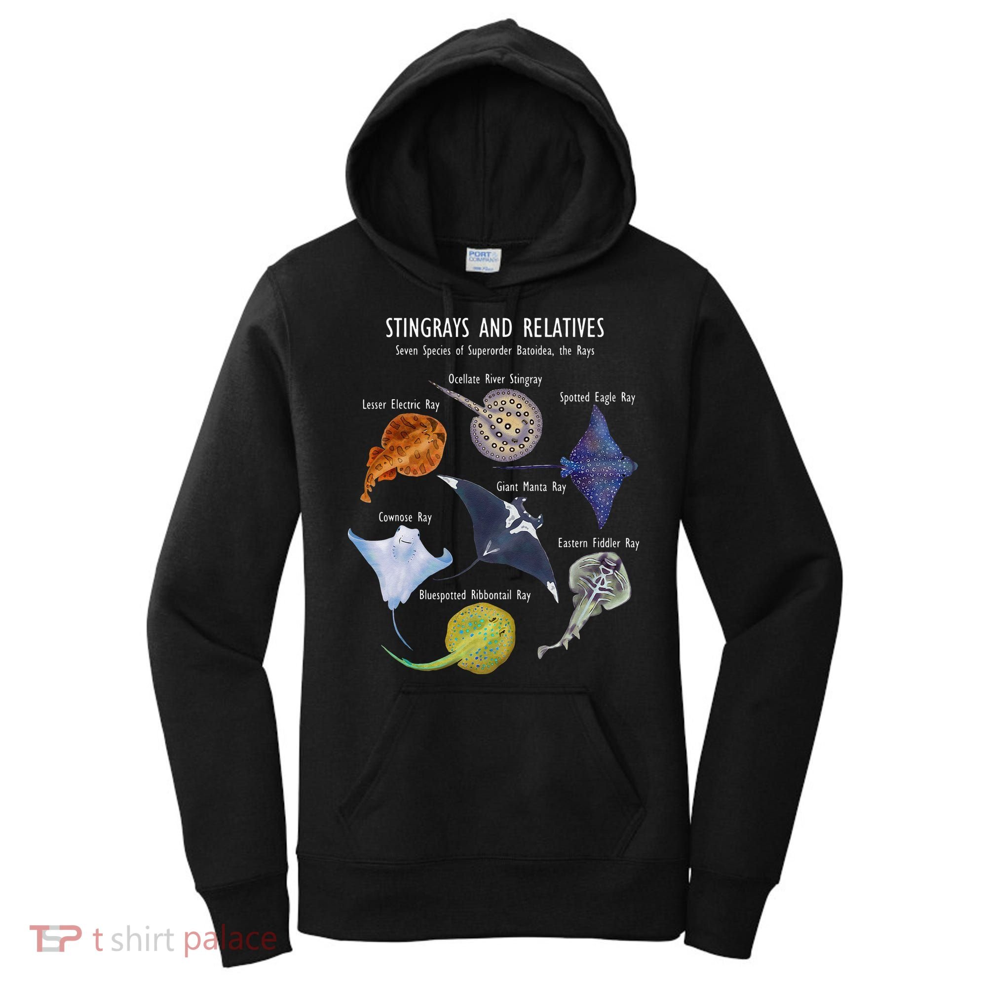 Stingray Species Manta Ray River Stingray And More Women's Hoodie