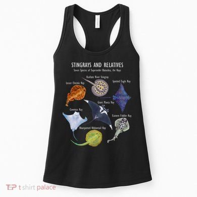 Stingray Species Manta Ray River Stingray And More Women's Tank Top