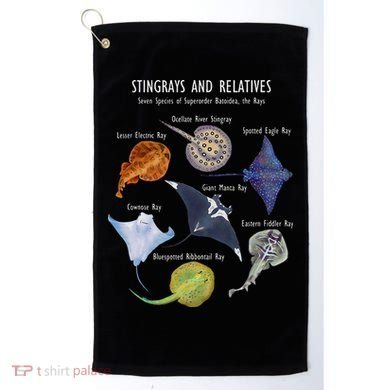 Stingray Species Manta Ray River Stingray And More Golf Towel
