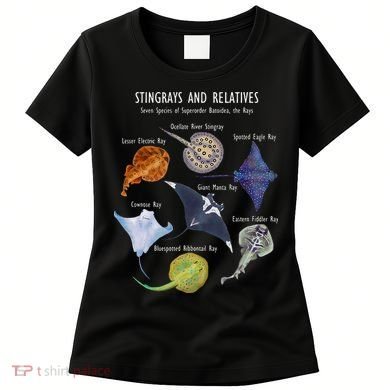 Stingray Species Manta Ray River Stingray And More Women's T-Shirt