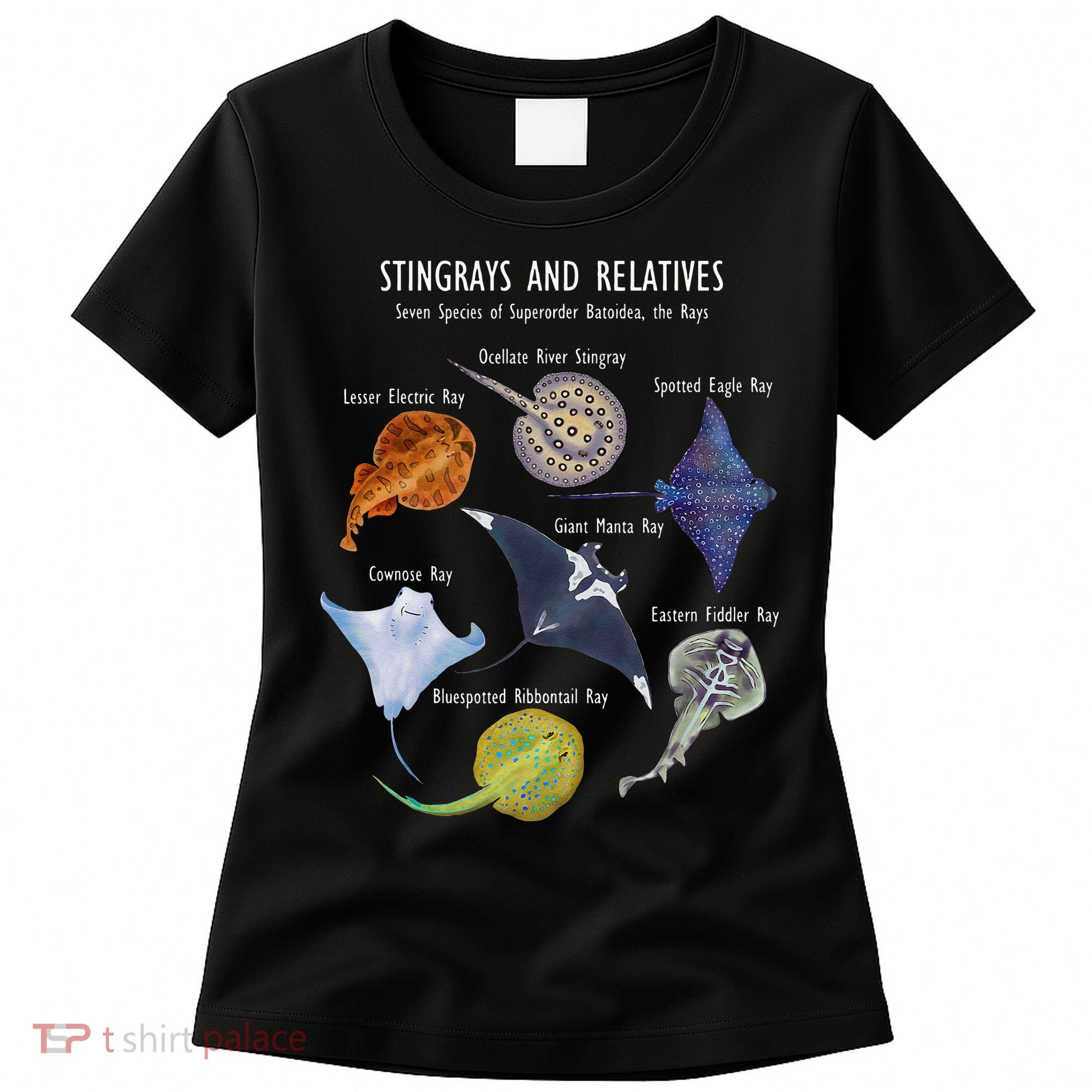 Stingray Species Manta Ray River Stingray And More Women's T-Shirt