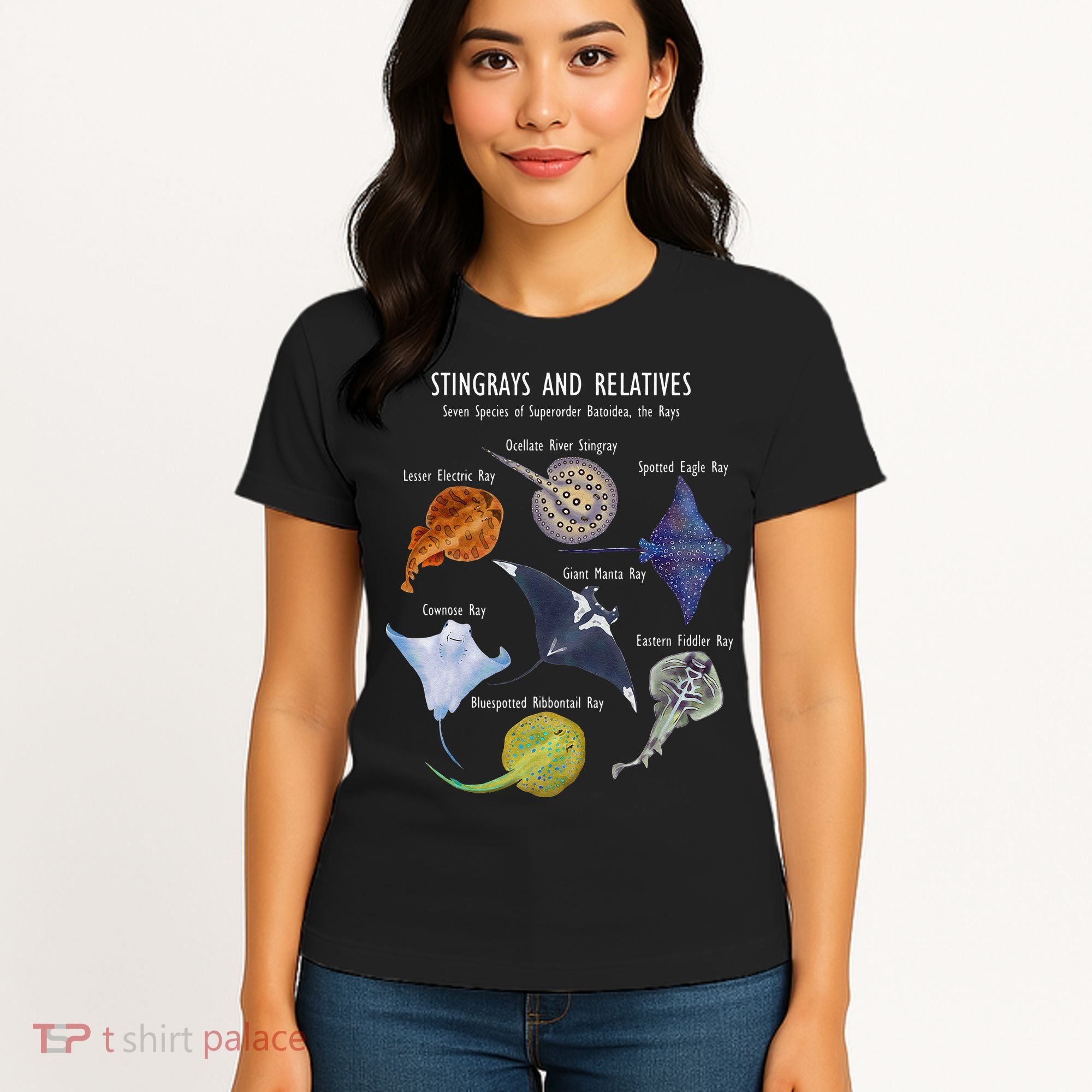 Stingray Species Manta Ray River Stingray And More Women's T-Shirt
