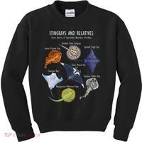 Stingray Species Manta Ray River Stingray And More Kids Sweatshirt thumb 0