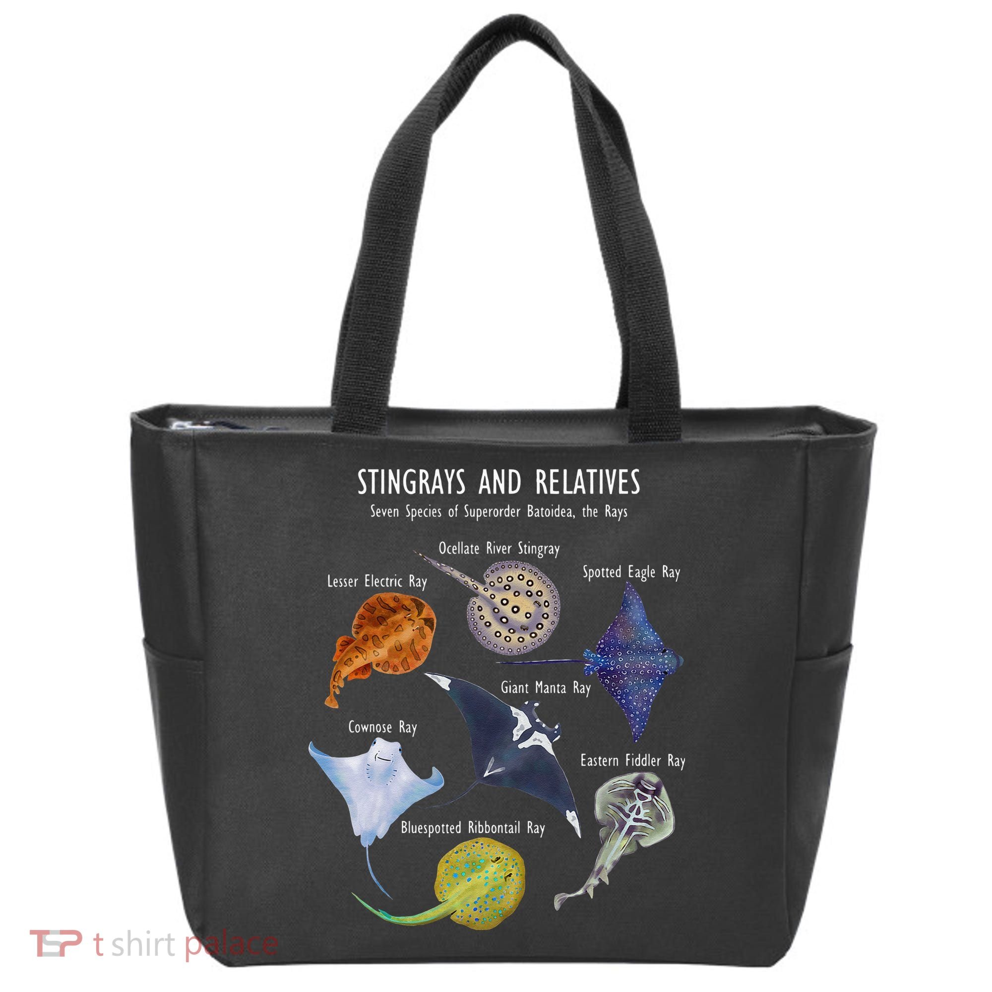 Stingray Species Manta Ray River Stingray And More Tote Bag