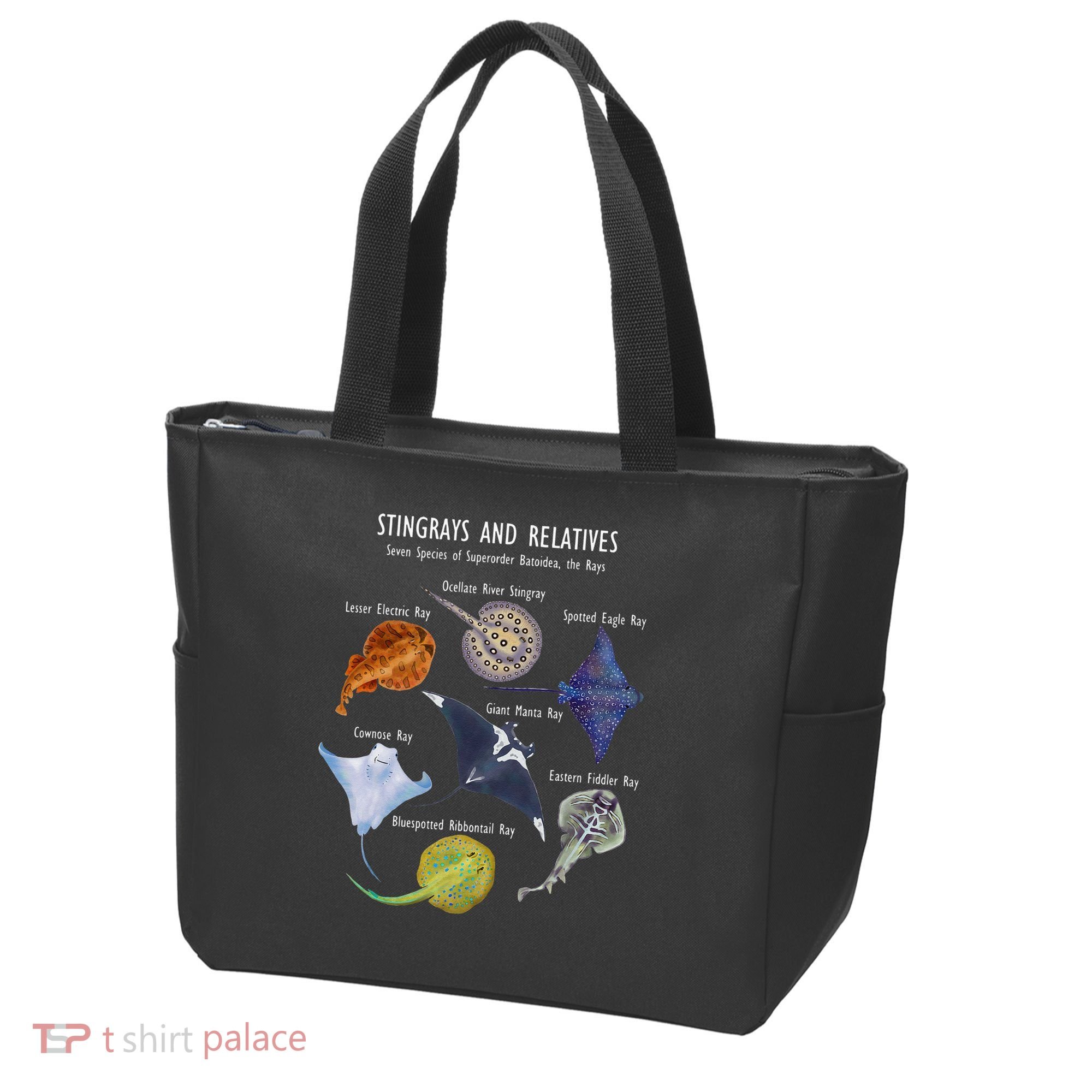 Stingray Species Manta Ray River Stingray And More Tote Bag