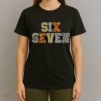 Six Seven Meme Animal Print T-Shirt thumb 4