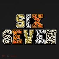 Six Seven Meme Animal Print Mousepad thumb 1