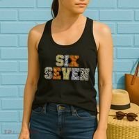Six Seven Meme Animal Print Women's Tank Top thumb 2