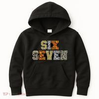 Six Seven Meme Animal Print Kids Hoodie thumb 0