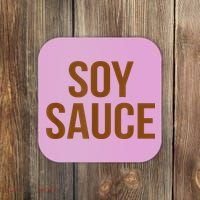 Soy Sauce Matching Group Costumes Chinese Food Ingredients Coaster thumb 0