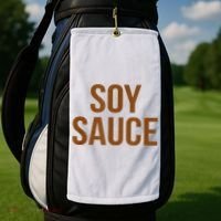 Soy Sauce Matching Group Costumes Chinese Food Ingredients Golf Towel thumb 2