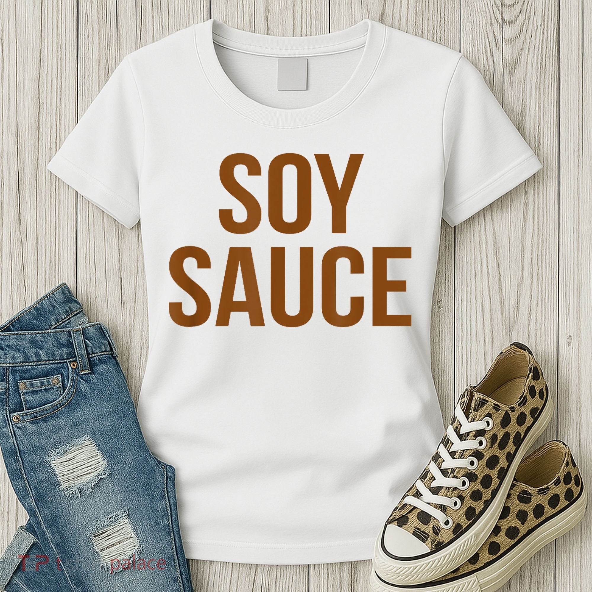 Soy Sauce Matching Group Costumes Chinese Food Ingredients Women's T-Shirt