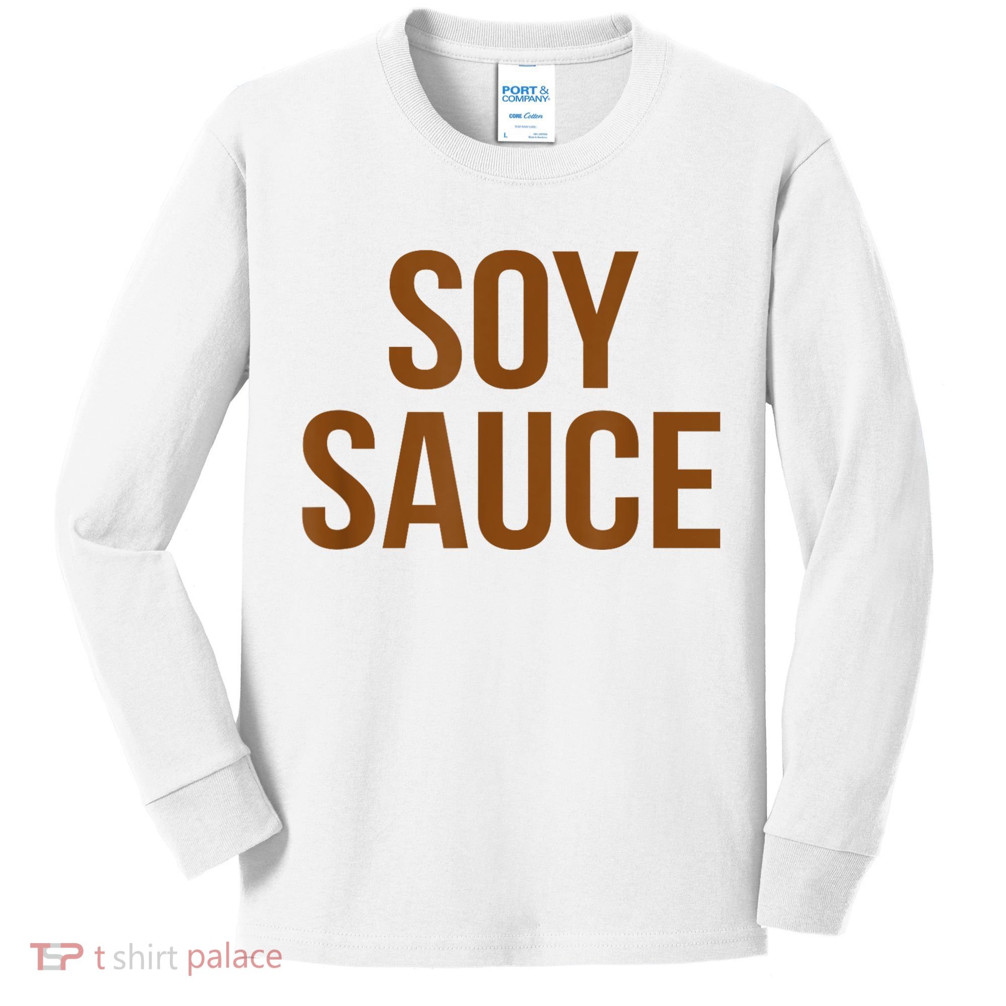 Soy Sauce Matching Group Costumes Chinese Food Ingredients Kids Long Sleeve Shirt