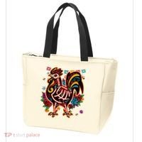 Sugar Skull Mexican Chicken Bone Halloween Day Of Dead Tote Bag thumb 3