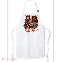 Sugar Skull Mexican Chicken Bone Halloween Day Of Dead Apron thumb 0