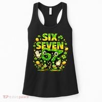 Six Seven Meme 67 St Patricks Day Lucky 6-7 Shamrock Women's Tank Top thumb 0