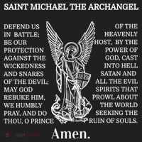 Saint St Michael Prayer Cute Gift Catholic Archangel Christian Beanie thumb 2