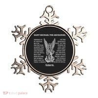 Saint St Michael Prayer Cute Gift Catholic Archangel Christian Ornament thumb 0